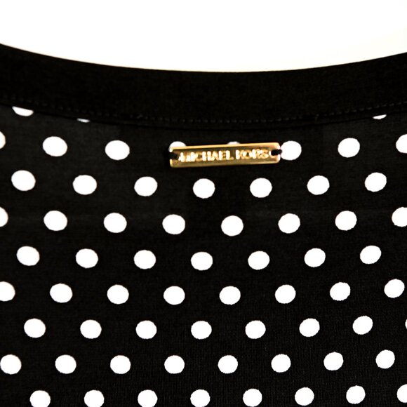 MICHAEL MICHAEL KORS Black and White Polka Dot Dress - Size Small - Picture 7 of 9